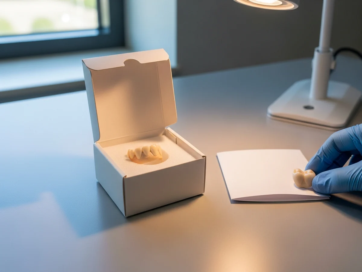 Fertige Arbeit verpackt f&uuml;r den Versand